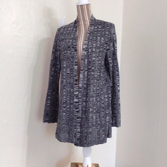 Eileen Fisher Silk & Linen Open Cardigan Sweater Size S - Picture 2 of 12
